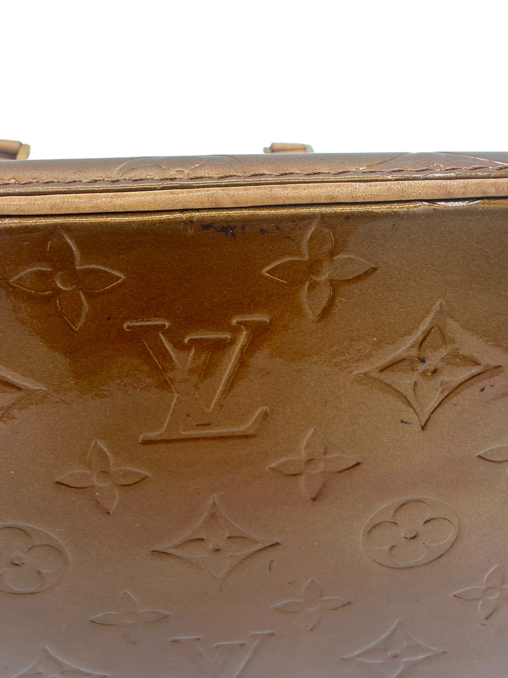 Louis Vuitton Monogram Vernis Houston Tote Bronze