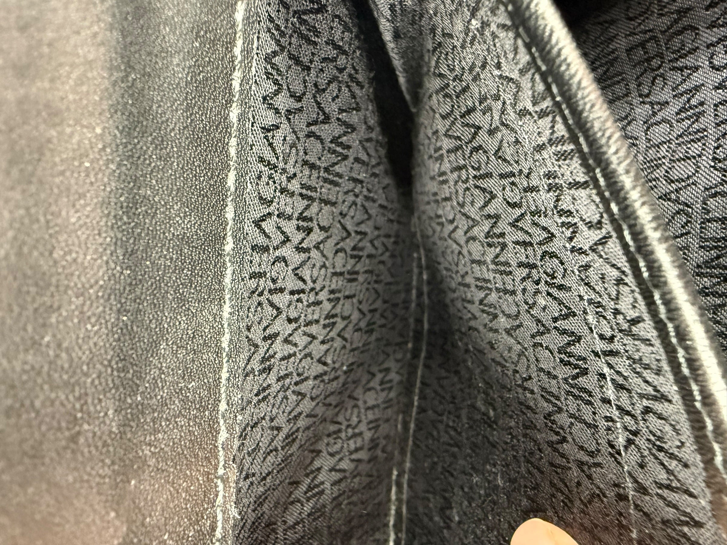 Gianni Versace Vintage Black Greek Key Leather Top Handle Bag