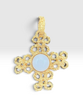 CHANEL Vintage Filigree Byzantine Cross Pendant