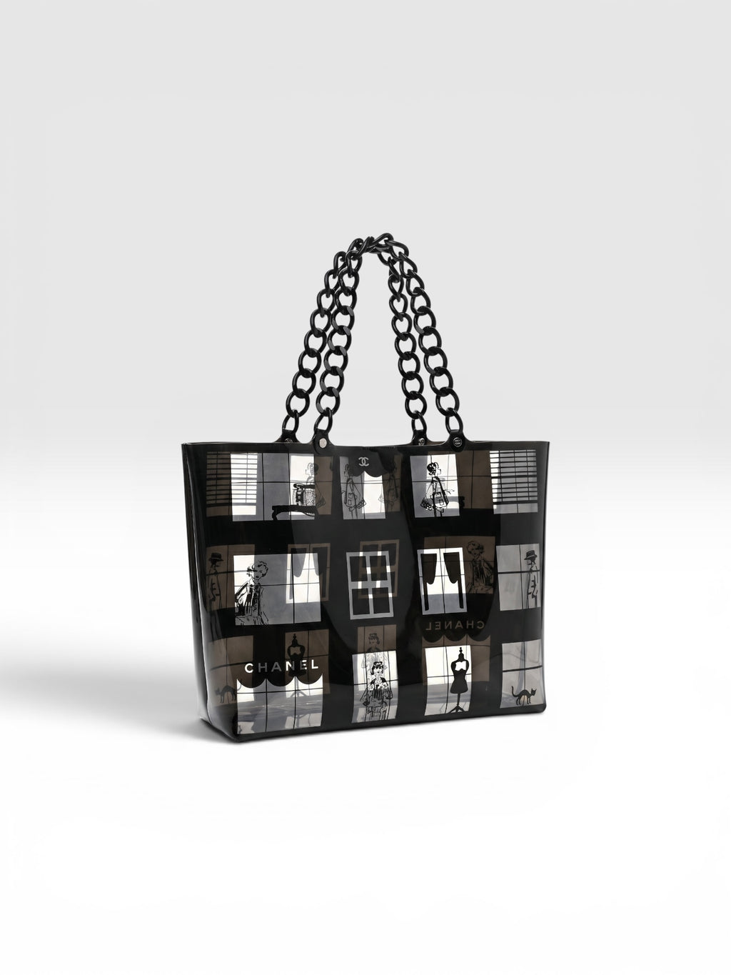 Chanel Window Vinyl Tote Bag  Series 8 2004–2005