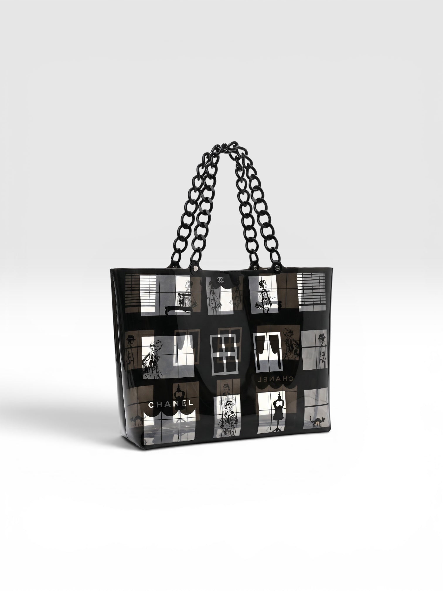 Chanel Window Vinyl Tote Bag  Series 8 2004–2005