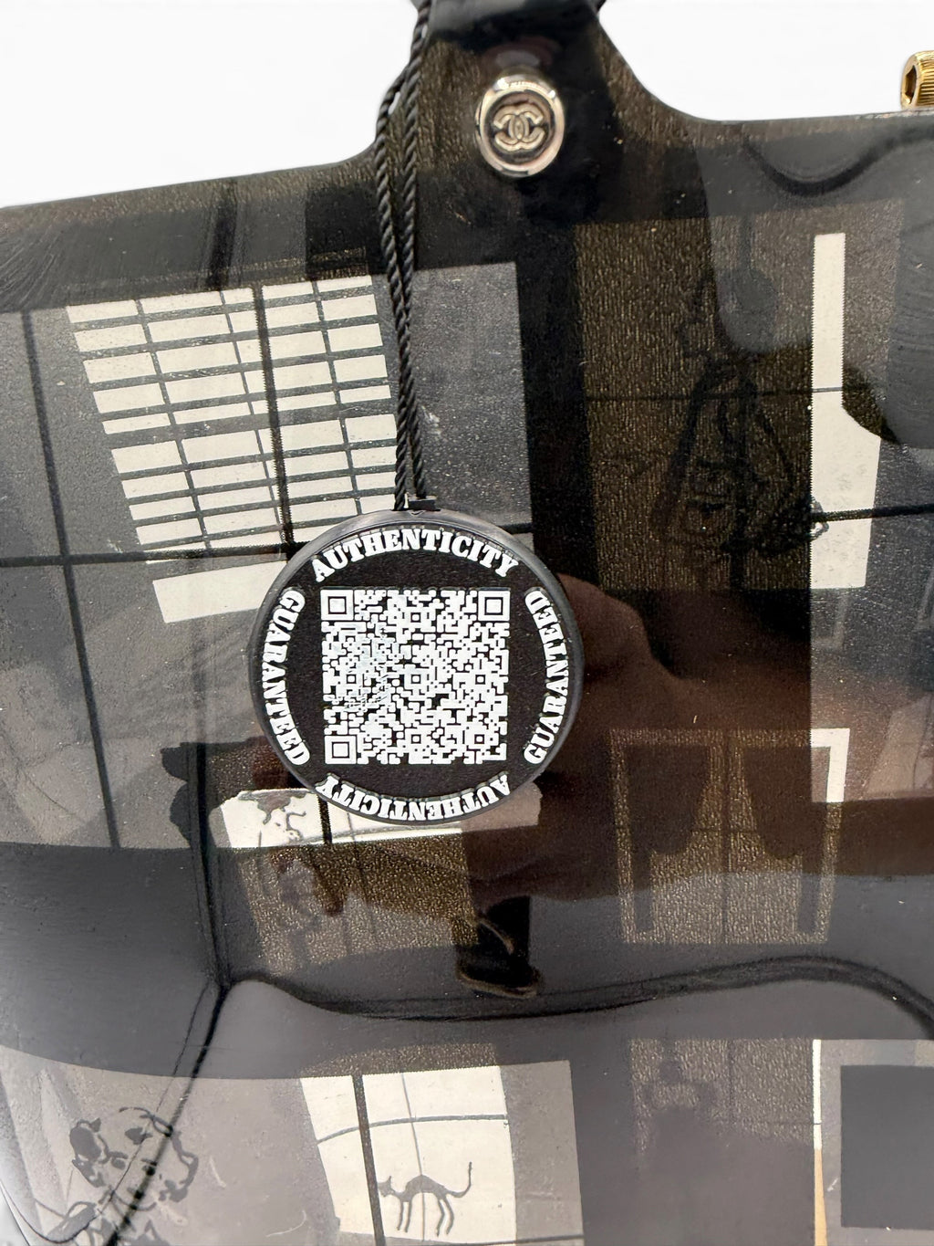 Chanel Window Vinyl Tote Bag  Series 8 2004–2005