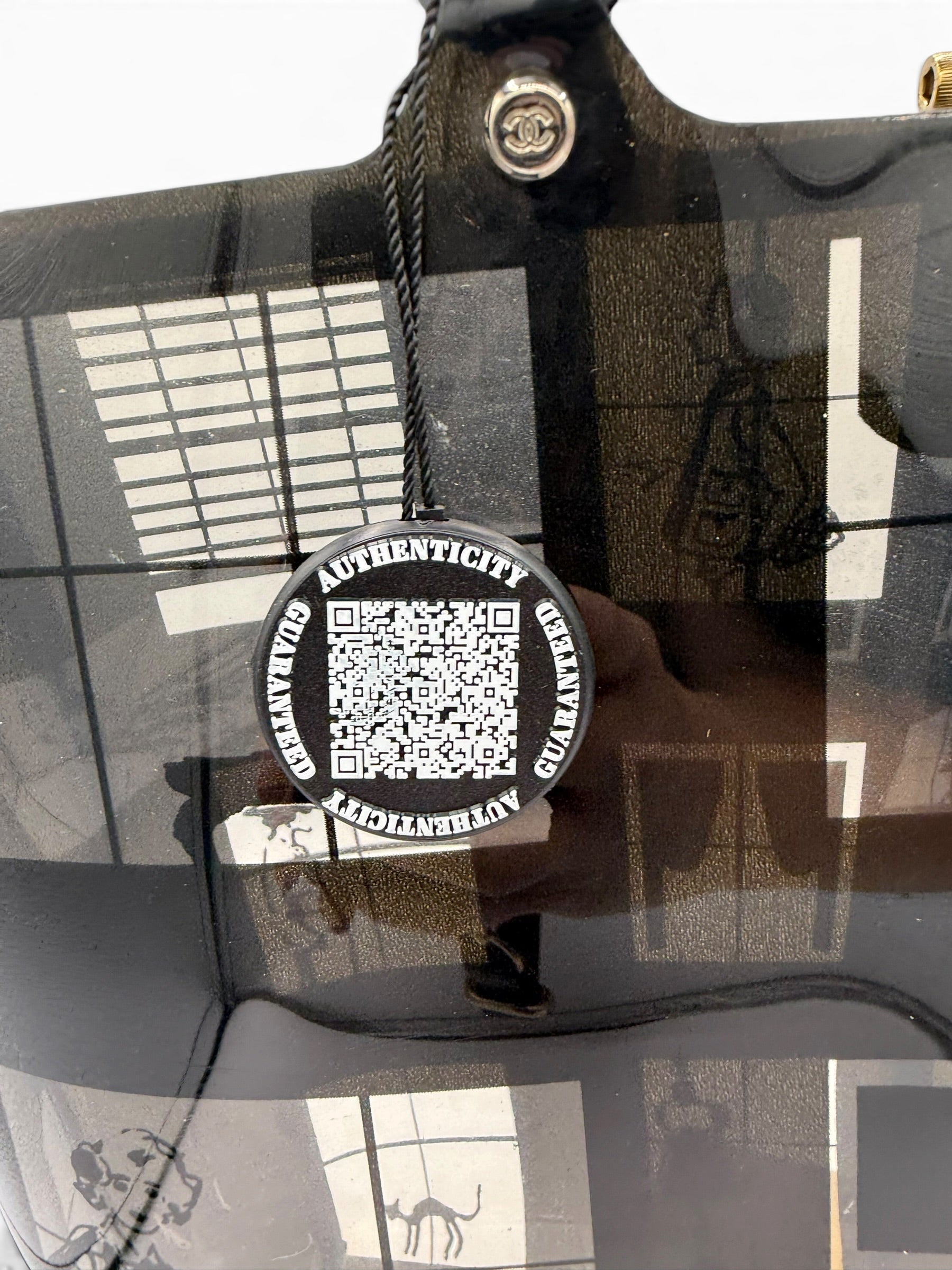 Chanel Window Vinyl Tote Bag  Series 8 2004–2005