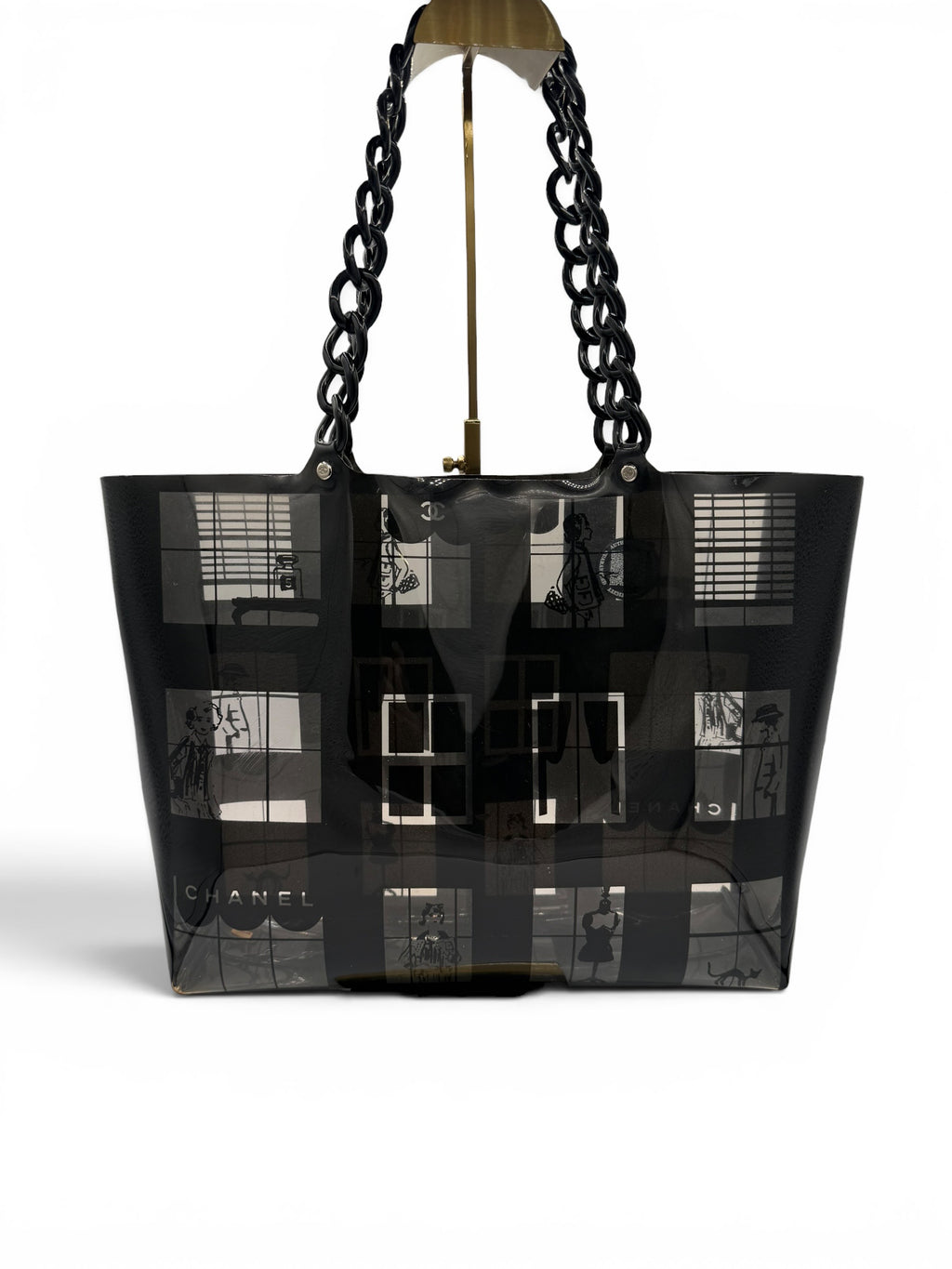 Chanel Window Vinyl Tote Bag  Series 8 2004–2005